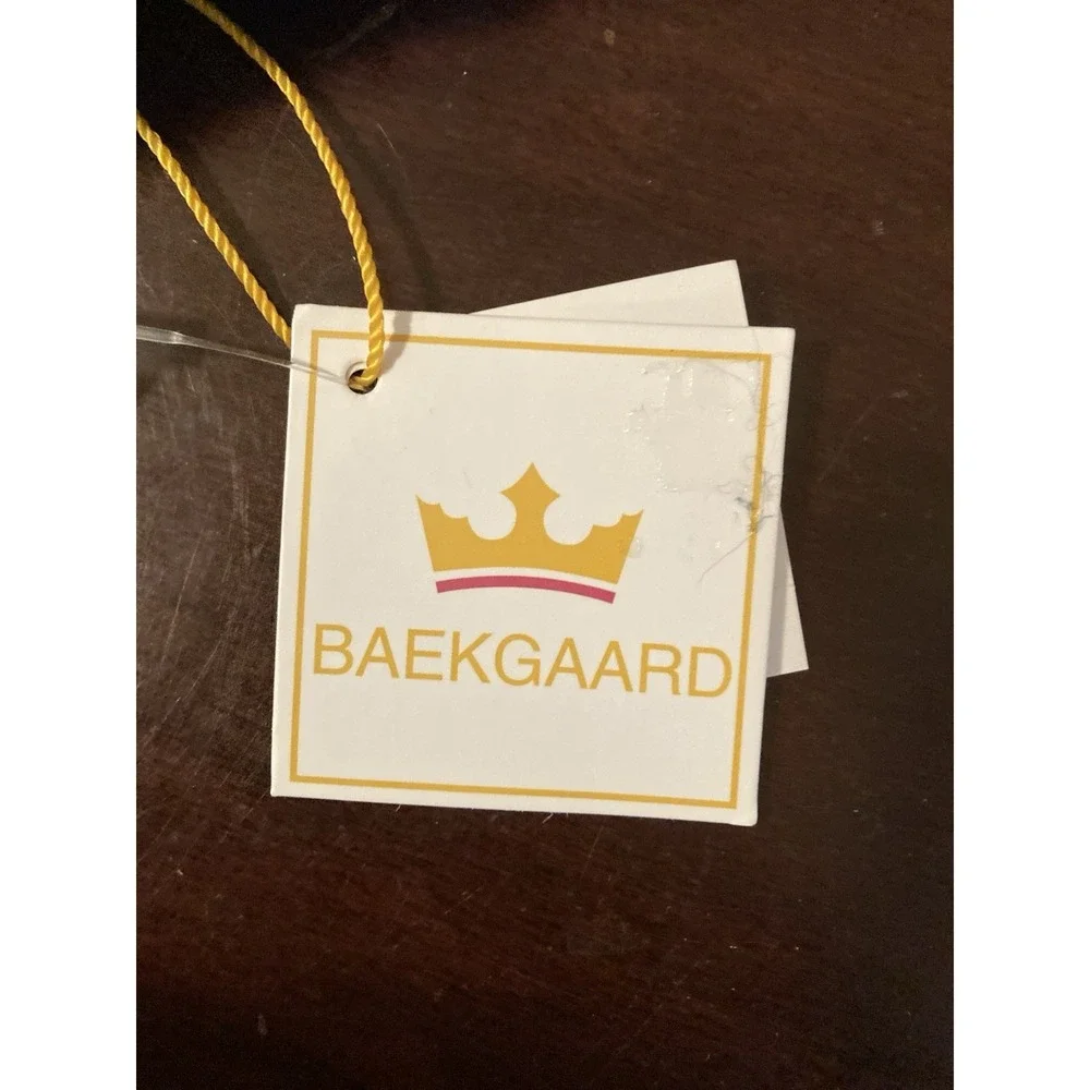 Baekgaard Genuine‎ Leather Gathered Clutch Bag Cotton Candy Blue Lime NWT - Picture 8 of 11